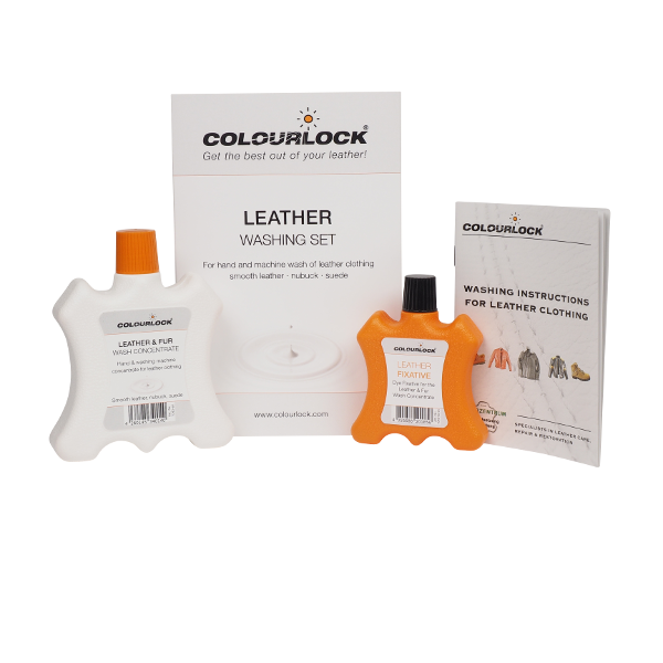 COLOURLOCK Leather Clothing Machine Wash Concentrate and Leather Fixative, 100 ml (Kit)