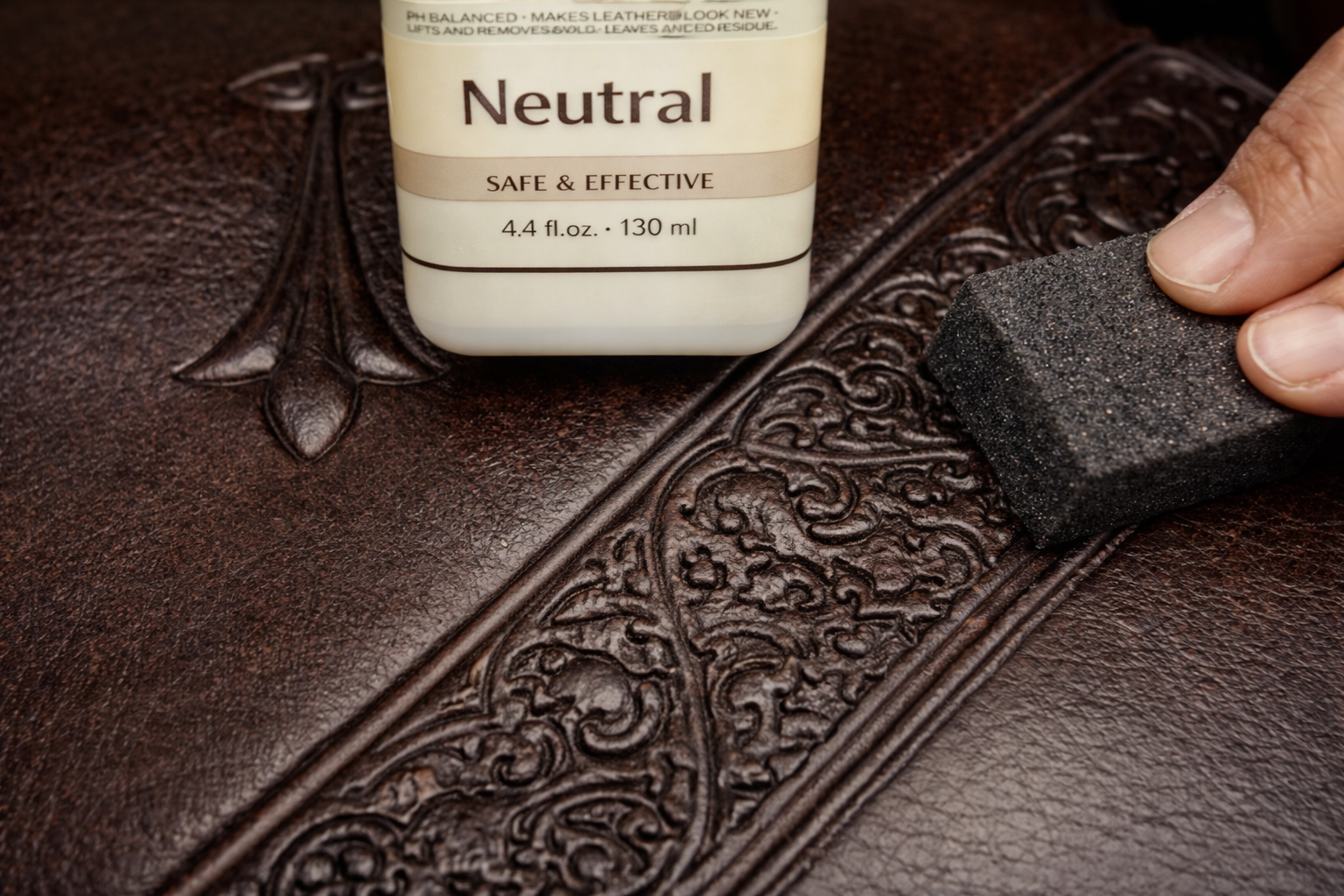 Instructions for Restoring Old Embossed Leather Chairs