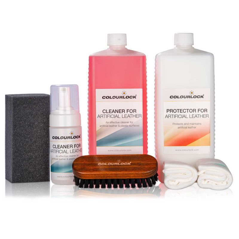 COLOURLOCK Cleaning & Conditioning Kit for Artificial Leather & Vinyl - 1L/1L