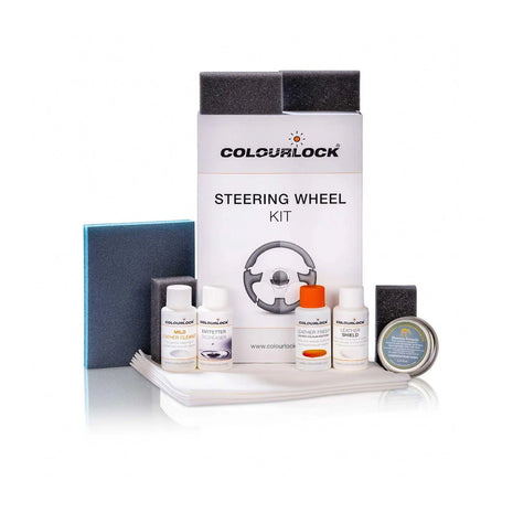 Leather Steering Wheel Repair Kit Black