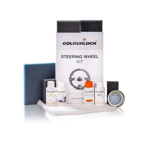 Leather Steering Wheel Repair Kit Black
