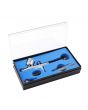 COLOURLOCK Portable Air Compressor Set (Twin Cylinder Pro) with Airbrush, Hose, Twin Airbrush Holder & Set of Cleaning Brushes