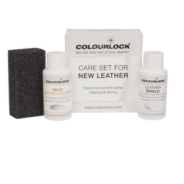 COLOURLOCK New Leather Clean & Protect Kit - Leather Cleaner 125ml/Leather Shield 150ml