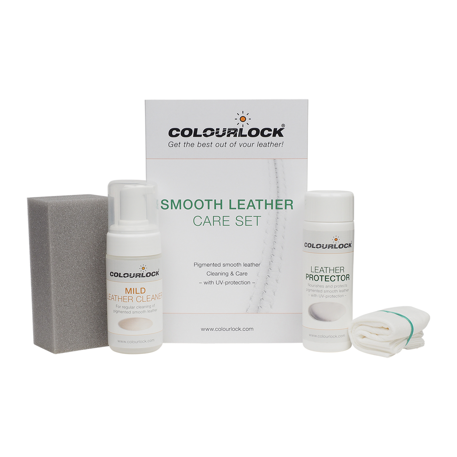 COLOURLOCK Smooth Leather Care Kit - Leather Cleaner 125ml/Leather Protector 150ml