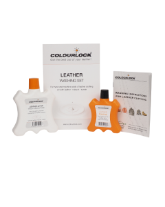 COLOURLOCK Leather Clothing Machine Wash Concentrate, 250 ml + Leather Fixative, 100 ml (Kit)